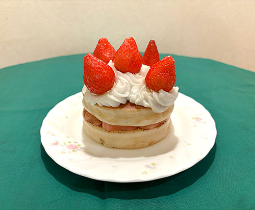 イチゴホットケーキ